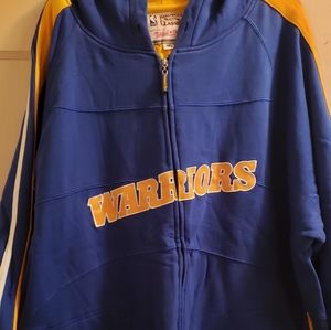 Golden State Warriors Vintage Throwback Zip-up Hoo